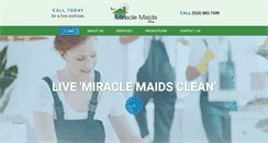 Desktop Screenshot of miraclemaids.com